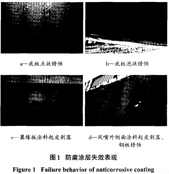 防腐涂層失效表現(xiàn)